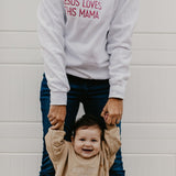 Jesus Loves This Mama Adult Sweatshirt