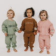 soft christian Affirmation Words Toddler Crewnecks -Angelic