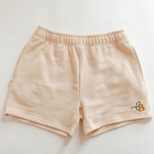 christian empowering embroidered shorts- Angelic