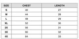 christian faith Heart/Cross Left Chest BellaCanvas Crew Sweatshirt size chart- Angelica