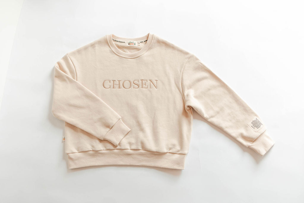 Christian sweatshirt with positive affirmations.- Angelic