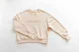 champagne christian positive affirmations crewneck- Angelic