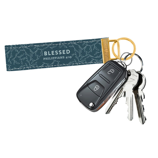 christian Blessed Keychain Wristlet_angelic