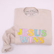 Jesus Wins Adult Sweatshirt - Little & Brave