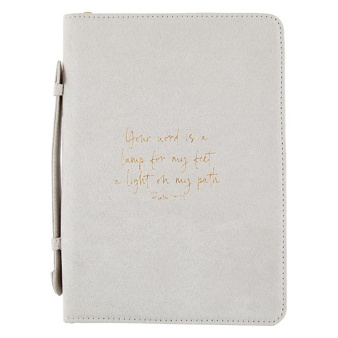 Gift set of two Psalm 119:105 Simply Faith Bible Covers