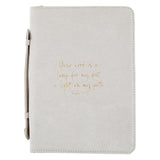 Gift set of two Psalm 119:105 Simply Faith Bible Covers