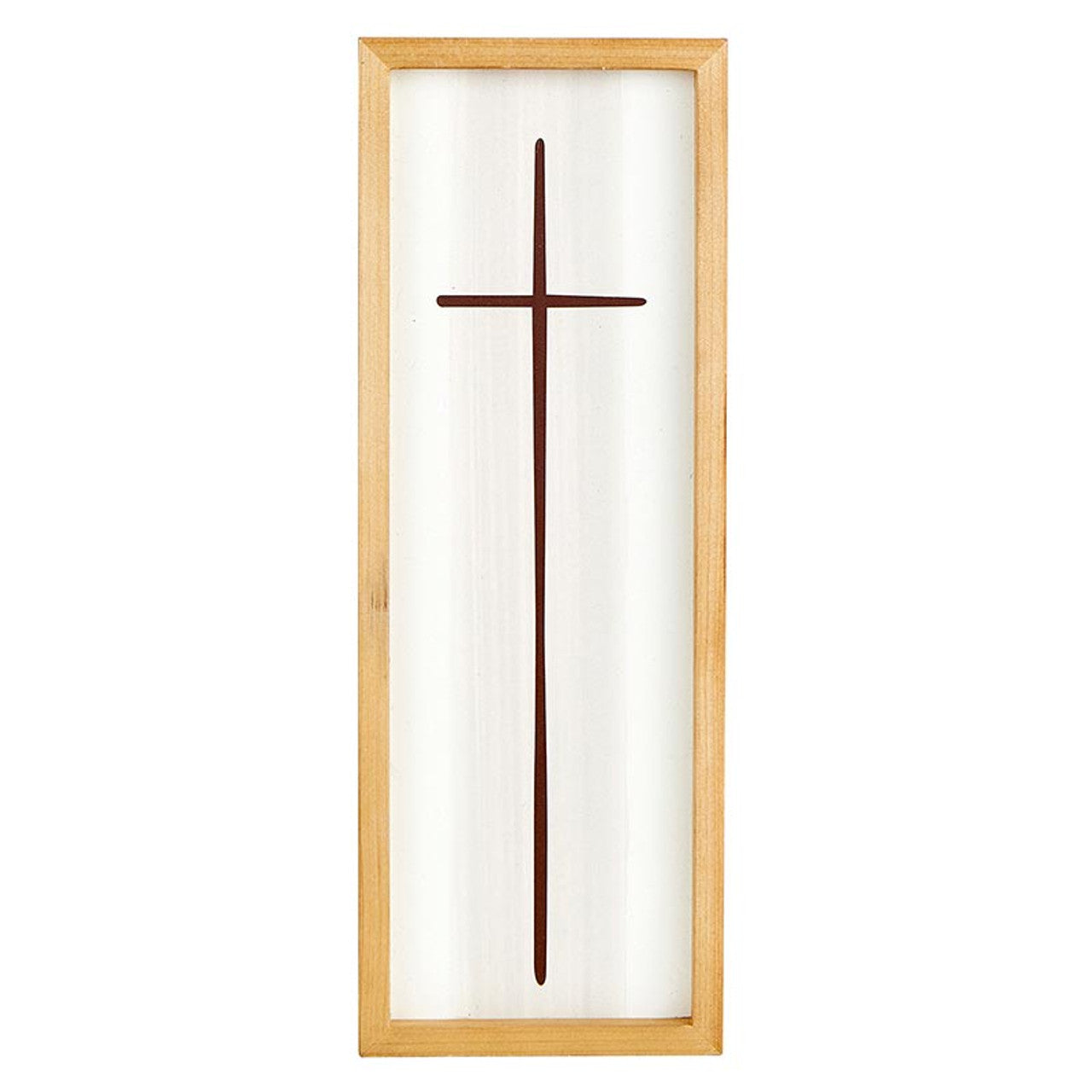 christian faith Framed Cross in Cream home decoration - Angelic