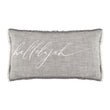 christian faith Hallelujah Lumbar Plus Pillow- Angelic