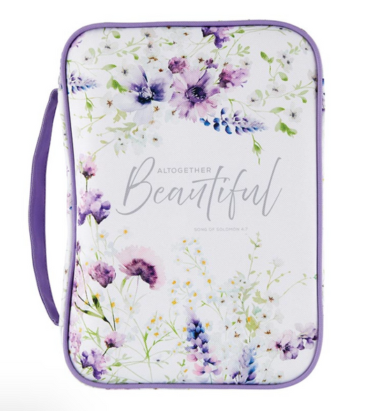 Altogether beautiful floral bible cover-Angelic