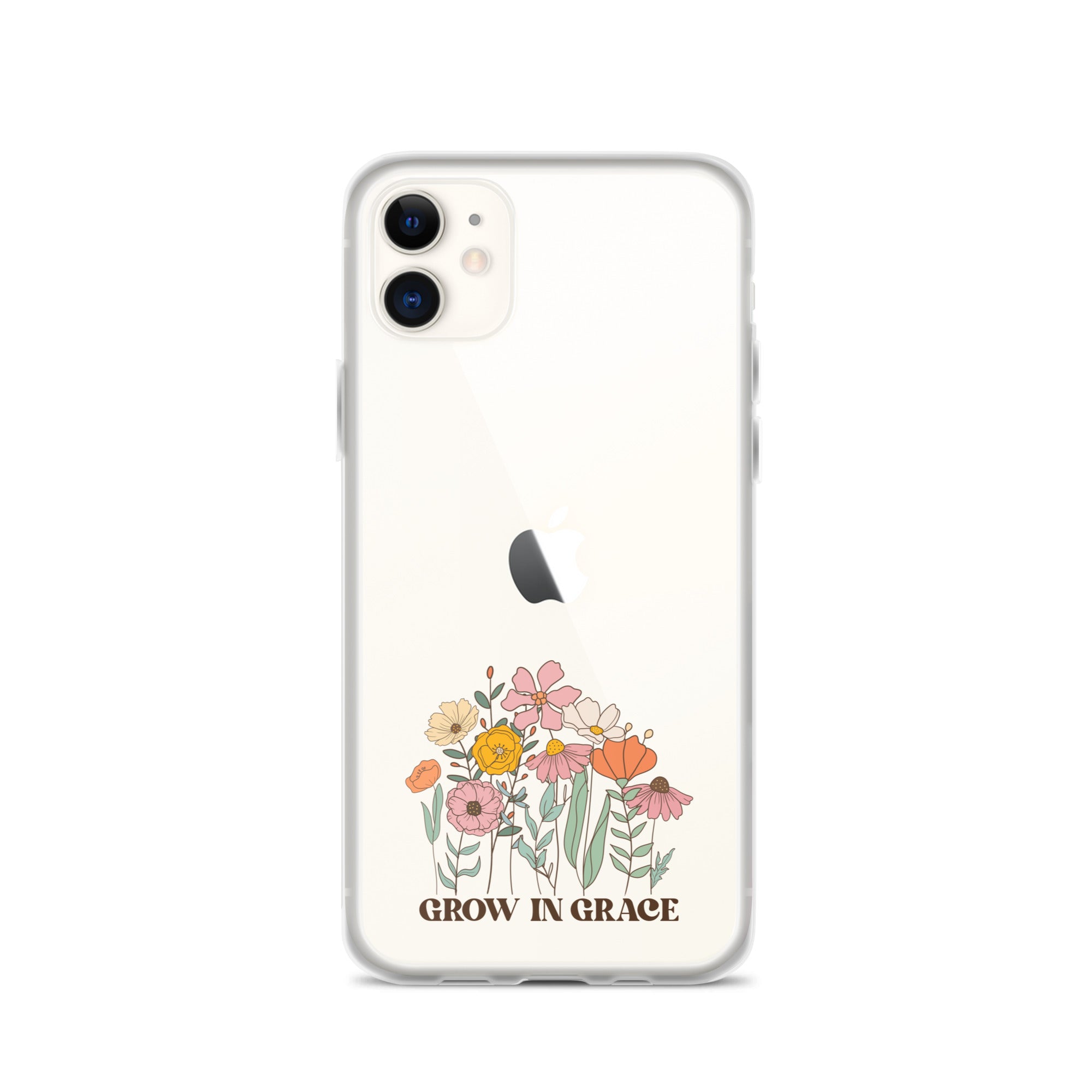 Christian Grow in Grace Clear Case for iPhone®- Angelic