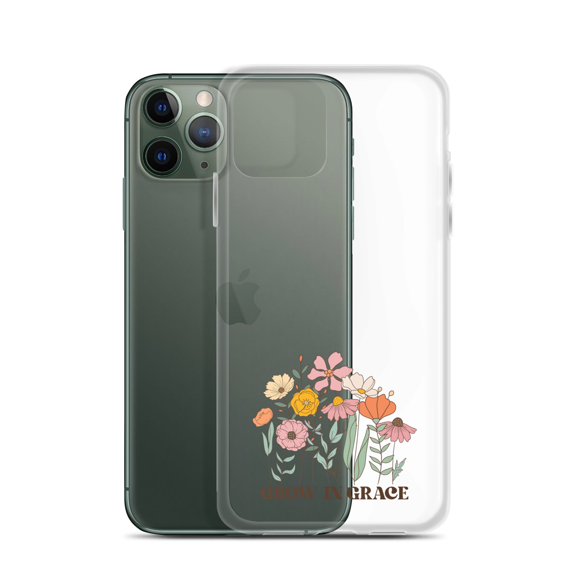 Christian Grow in Grace Clear Case for iPhone®- Angelic