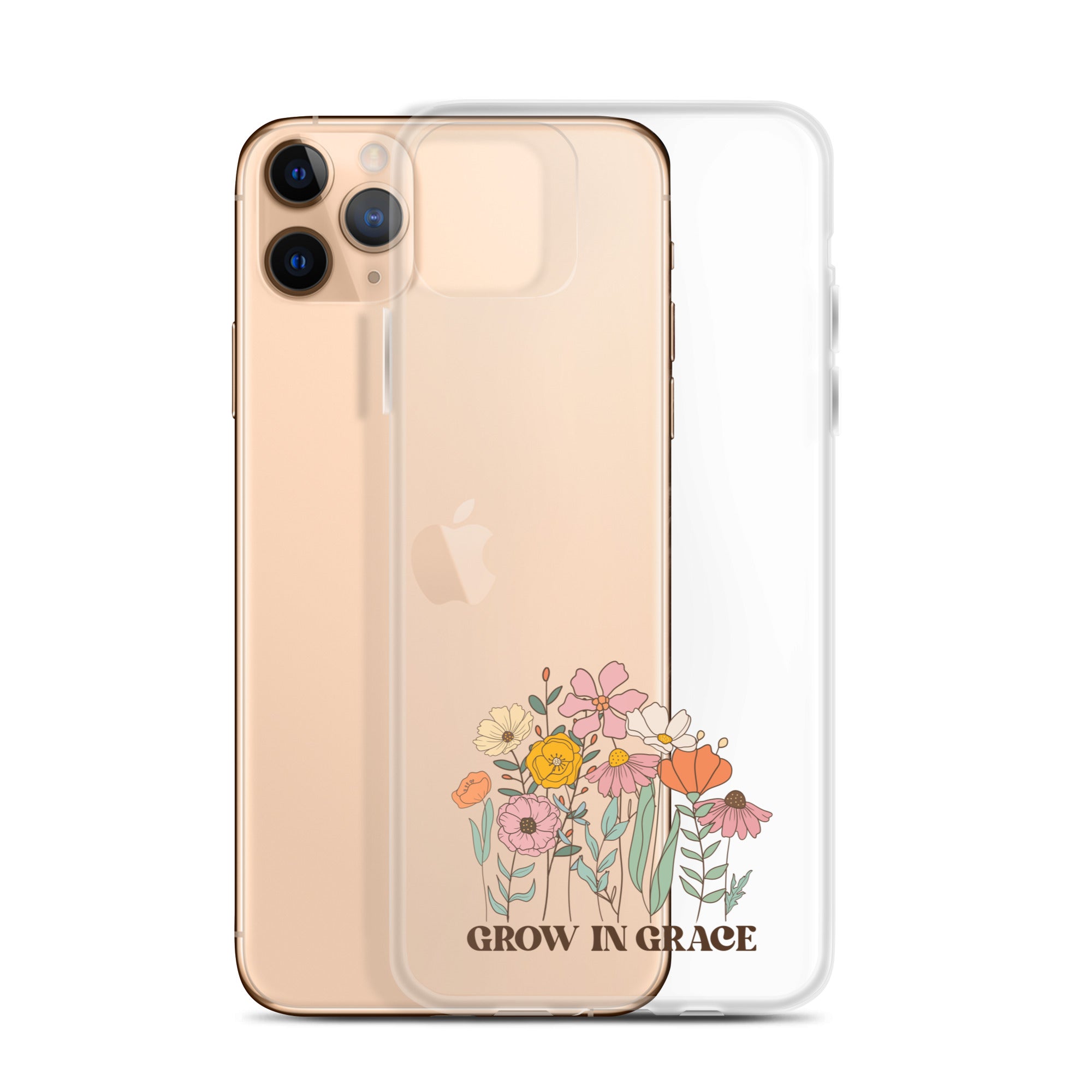  Christian Grow in Grace Clear Case for iPhone®- Angelic