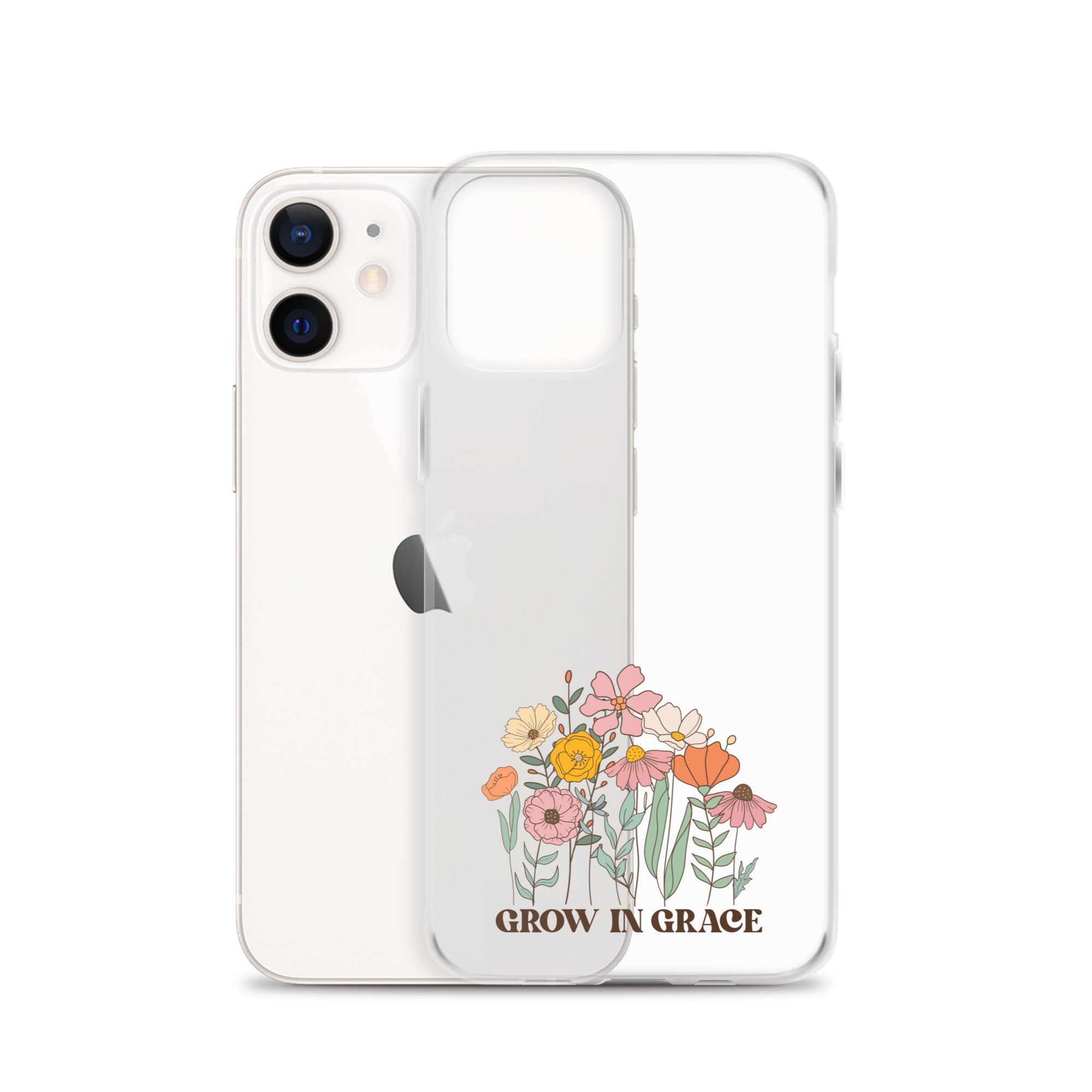 Christian Grow in Grace Clear Case for iPhone®- Angelic