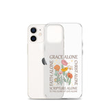 christian Grace Alone Clear Case for iPhone®-Angelic