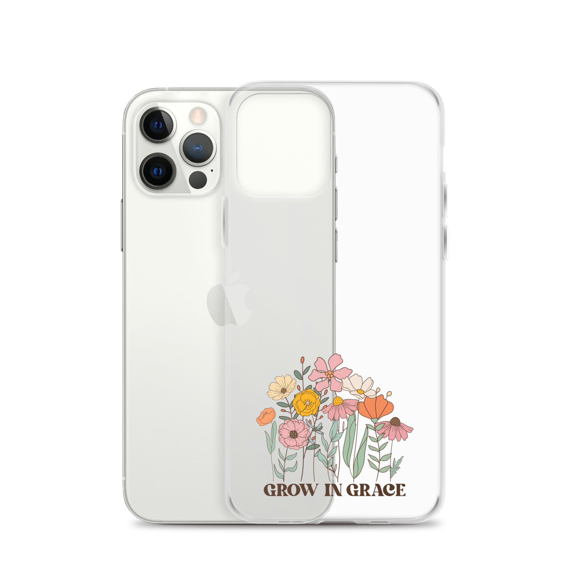 Christian Grow in Grace Clear Case for iPhone®- Angelic