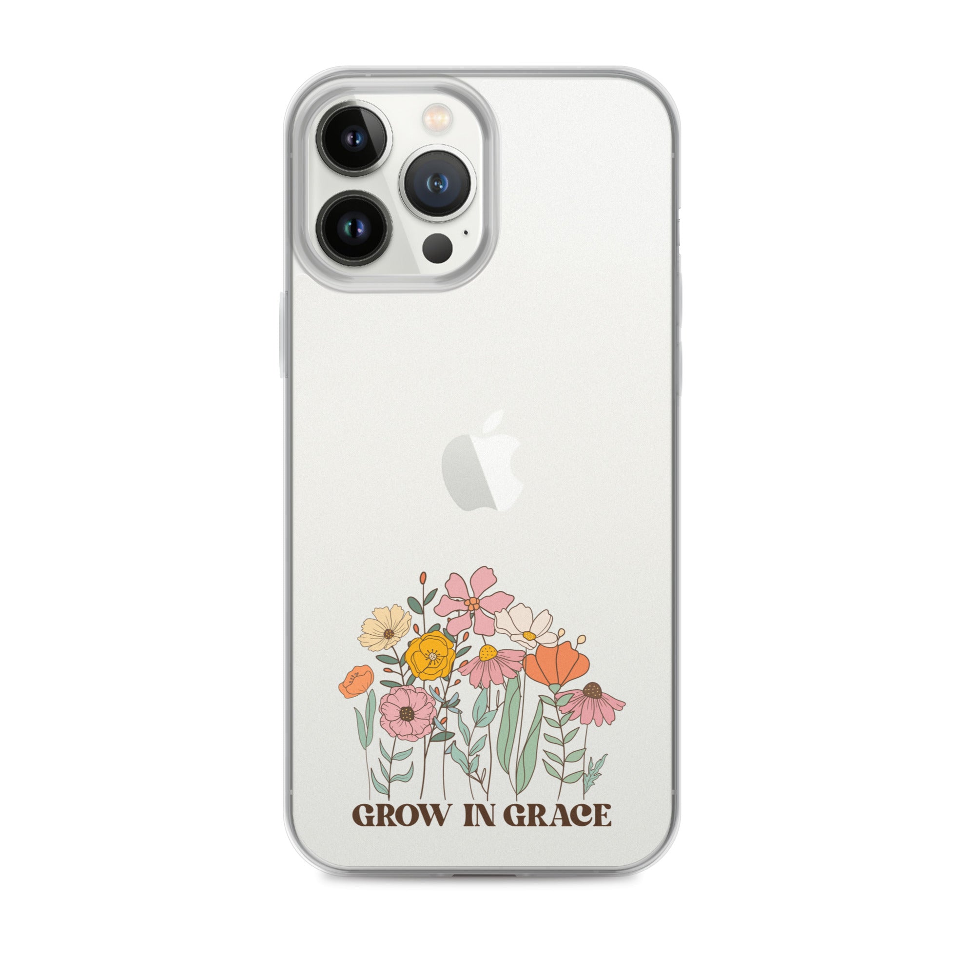 Christian Grow in Grace Clear Case for iPhone®- Angelic