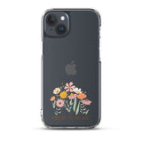 Christian Grow in Grace Clear Case  with flowers for iPhone®- Angelic