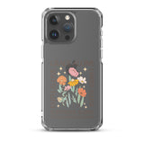 christian floral Grace Alone Clear Case for iPhone®-Angelic