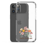 Christian Grow in Grace Clear Case  with flowers for iPhone®- Angelic