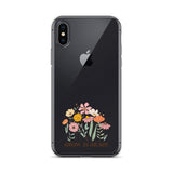 Christian Grow in Grace Clear Case  with flowers for iPhone®- Angelic