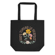 christian faith God's Timing Eco Tote Bag-Angelic